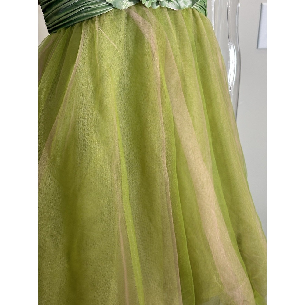 BG Haute Mini Dress Women Size‎ 6 Pink Green Formal Fairy Homecoming Tulle Y2K - Picture 7 of 12